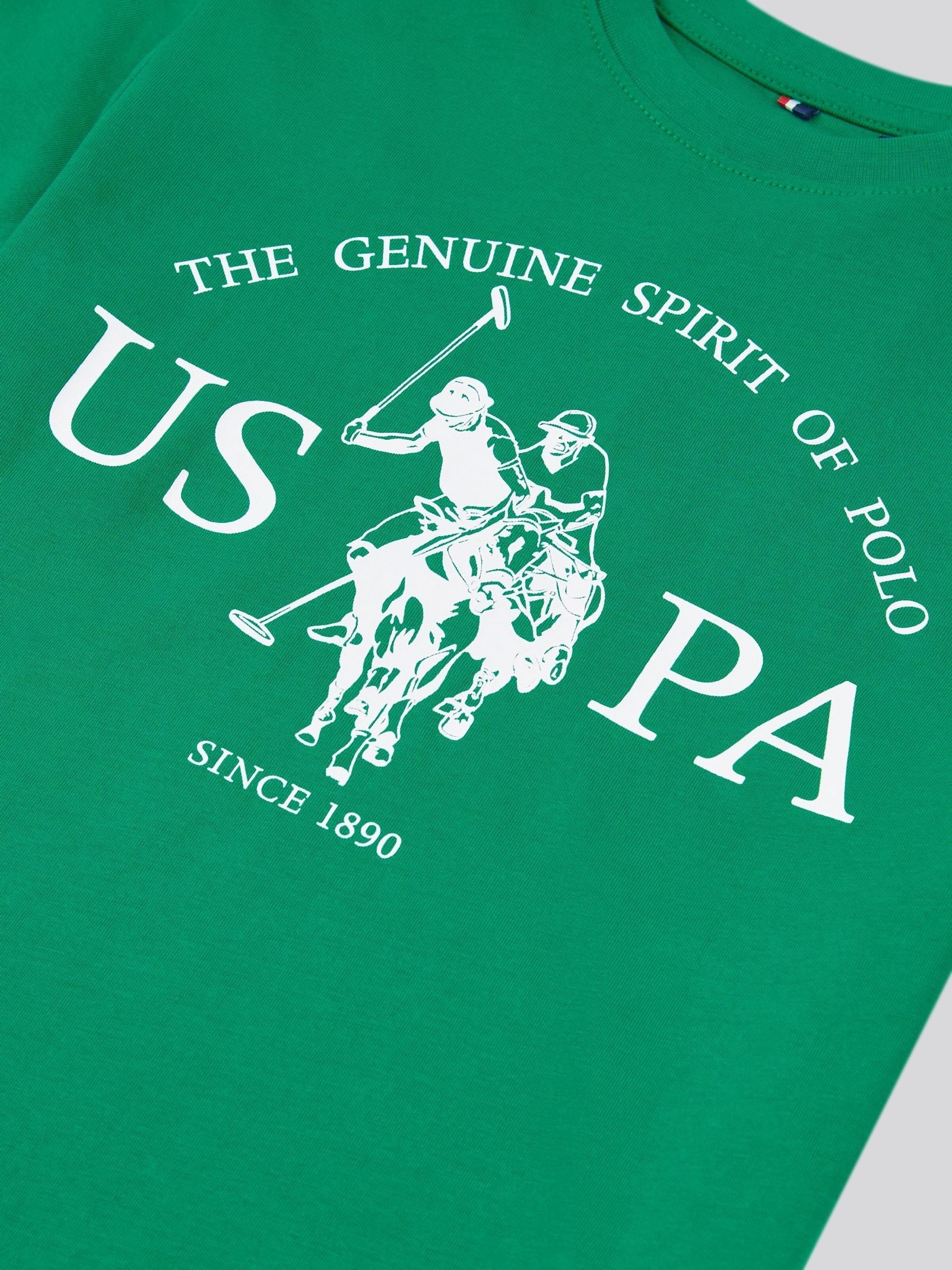 Dsiney Kidz - U.S. Polo Assn. Light Green Graphic Print T-Shirt image 7
