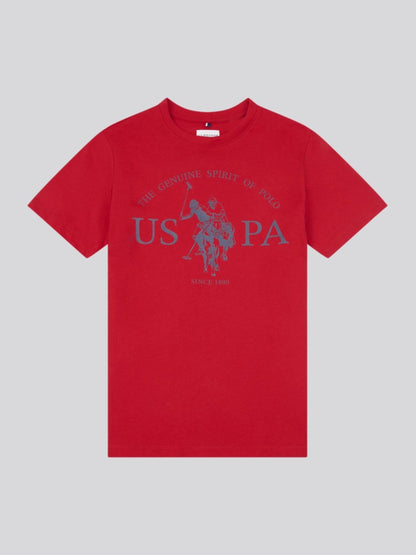 Dsiney Kidz - U.S. Polo Assn. Red Graphic Print T-Shirt image 5