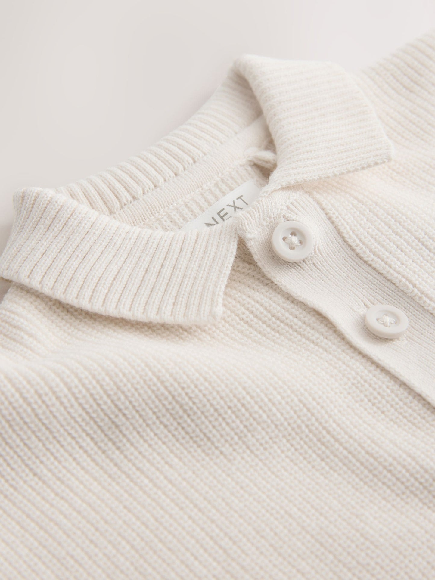 Dsiney Kidz - Neutral Bear Character Button Neck Knitted Polo Shirt (3mths-7yrs) image 7