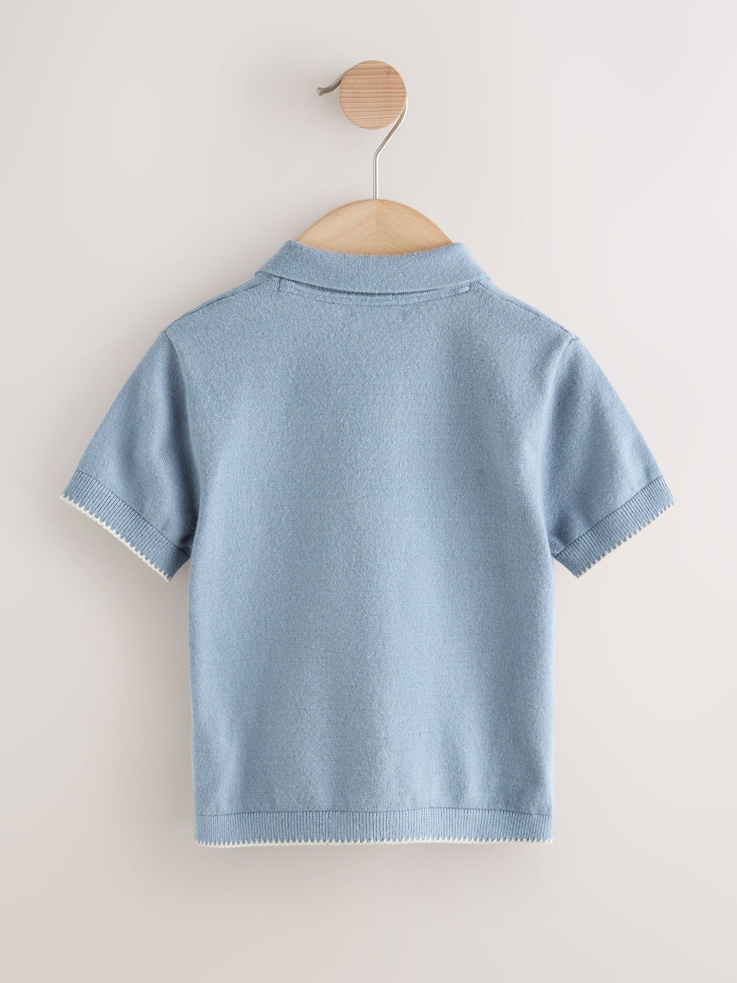 Dsiney Kidz - Blue Transport Character Button Neck Knitted Polo Shirt (3mths-7yrs) image 2
