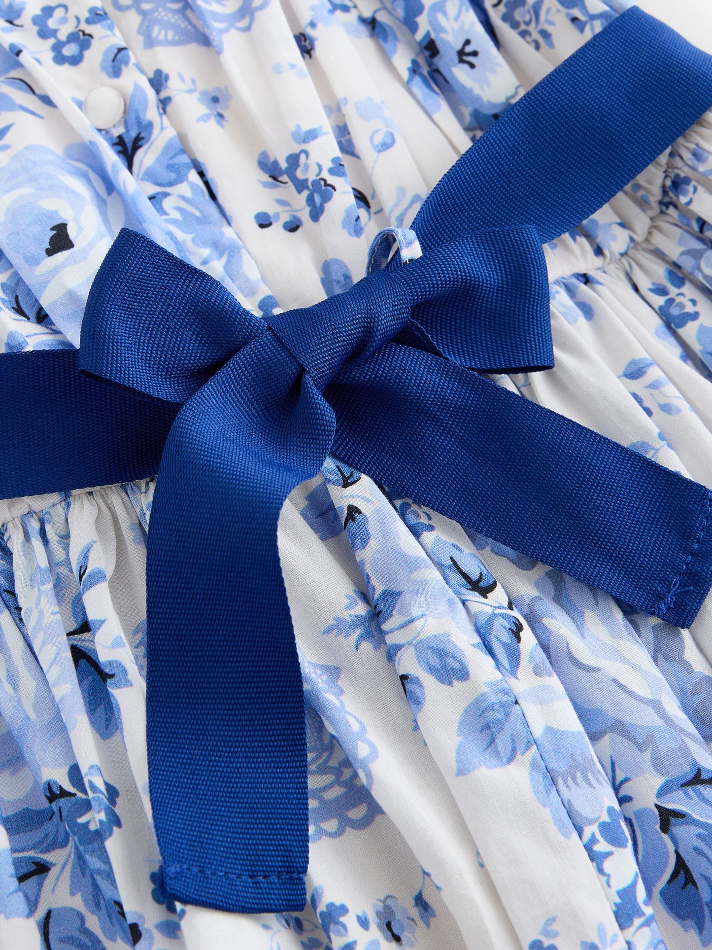 Cath Kidston Blue Floral Sleeveless Prom Dress (3mths-8yrs) image 10