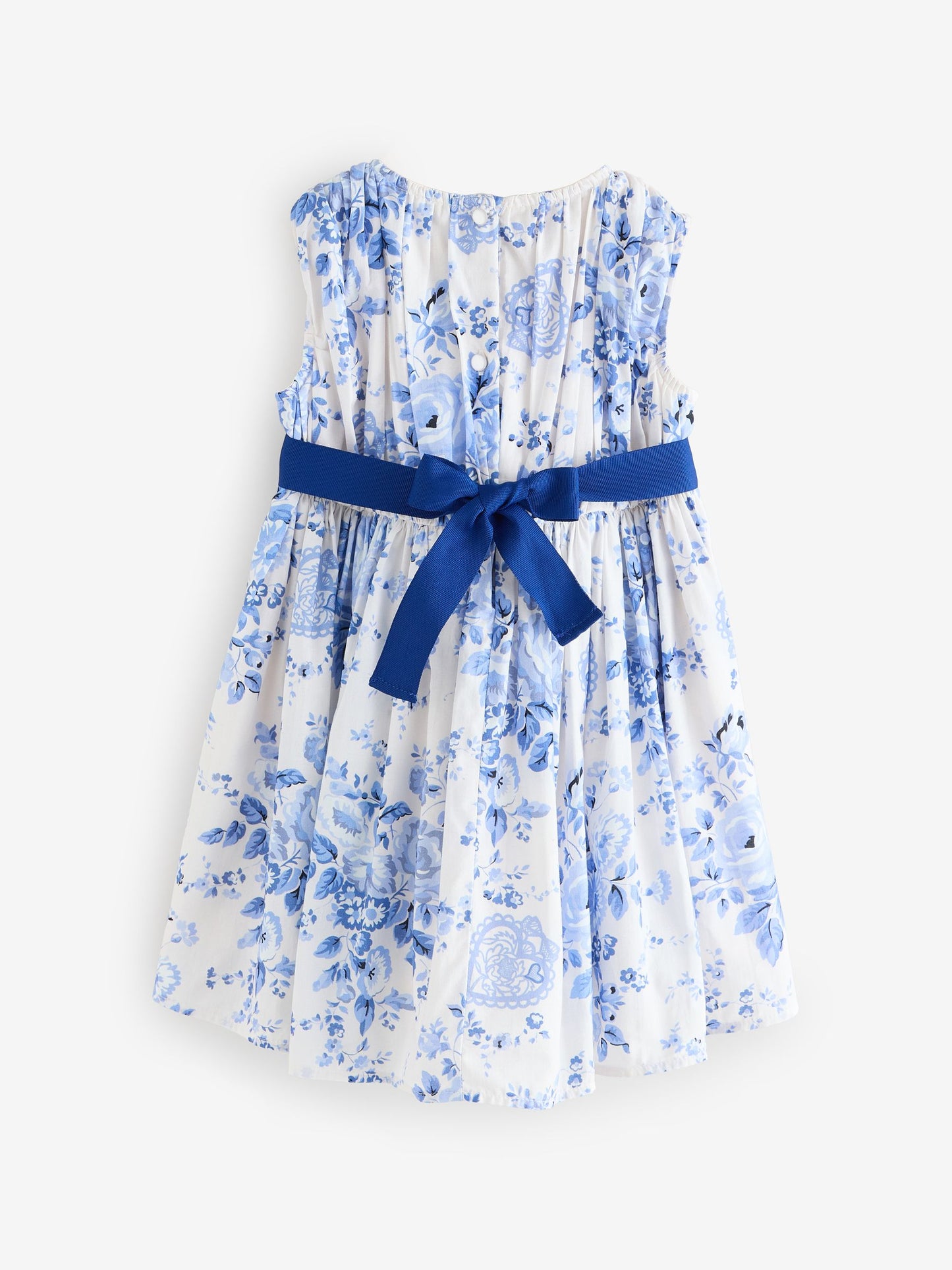 Cath Kidston Blue Floral Sleeveless Prom Dress (3mths-8yrs) image 8