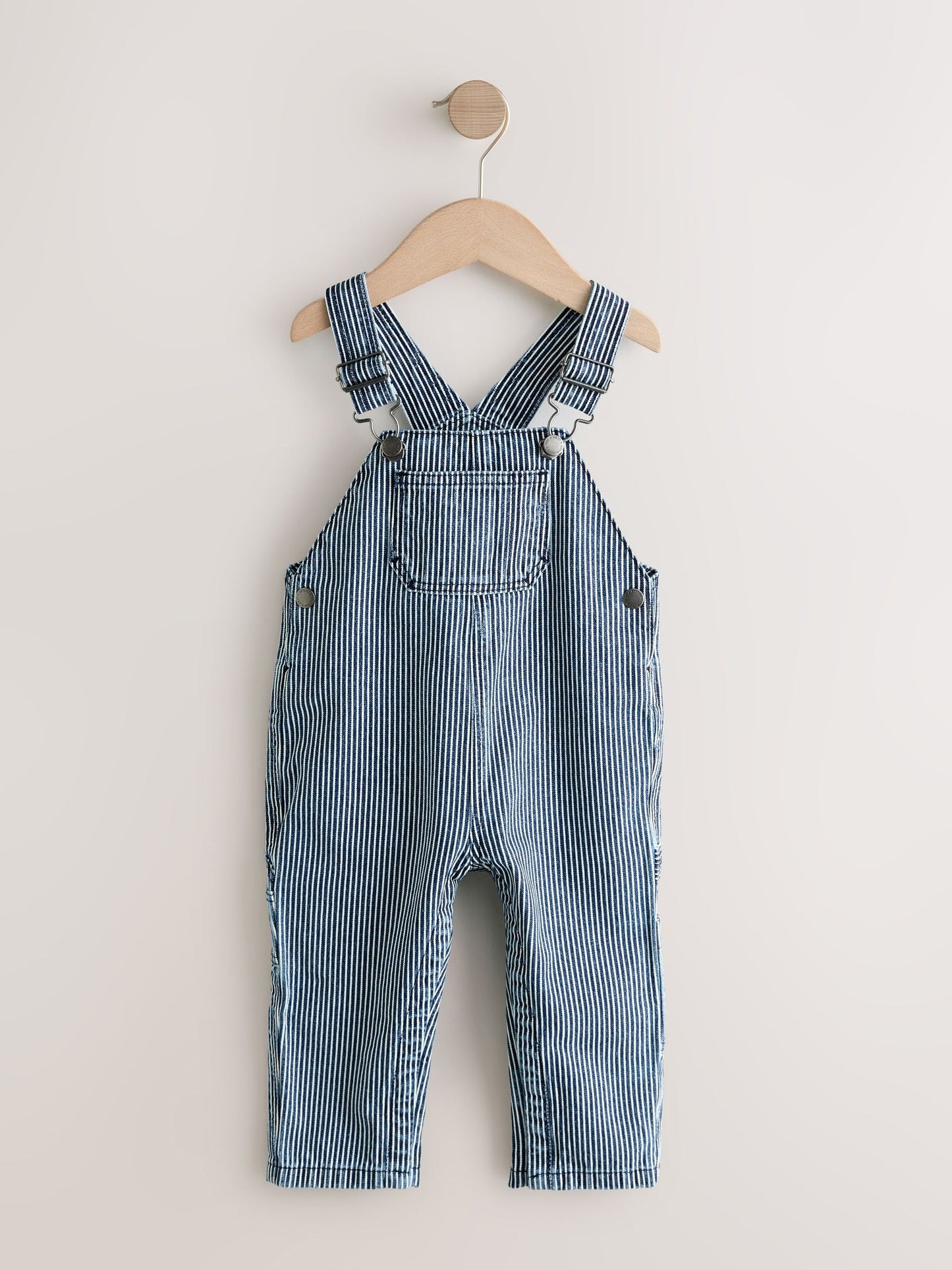 Ticking Stripe Dungarees (3mths-7yrs)