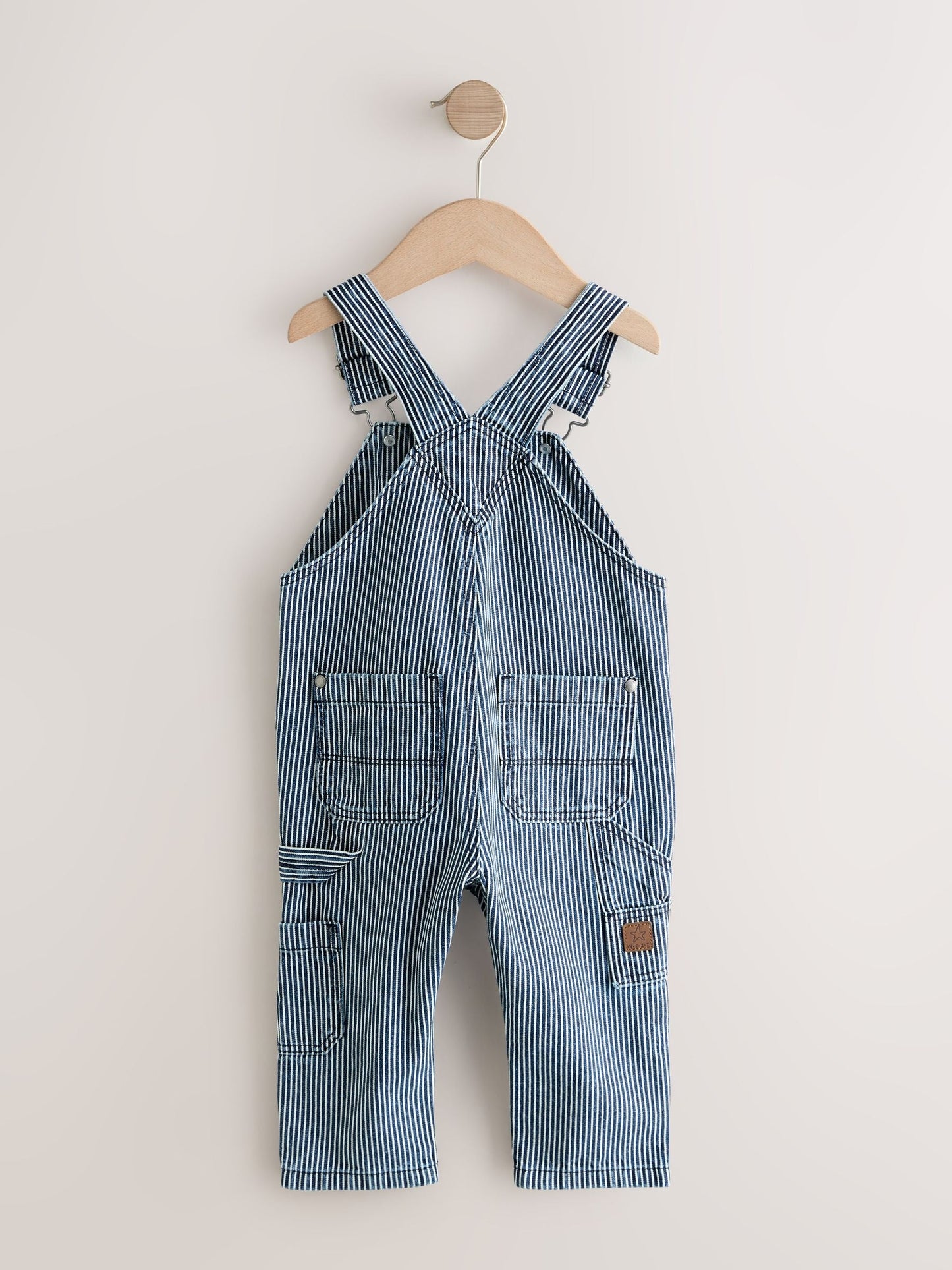 Ticking Stripe Dungarees (3mths-7yrs)