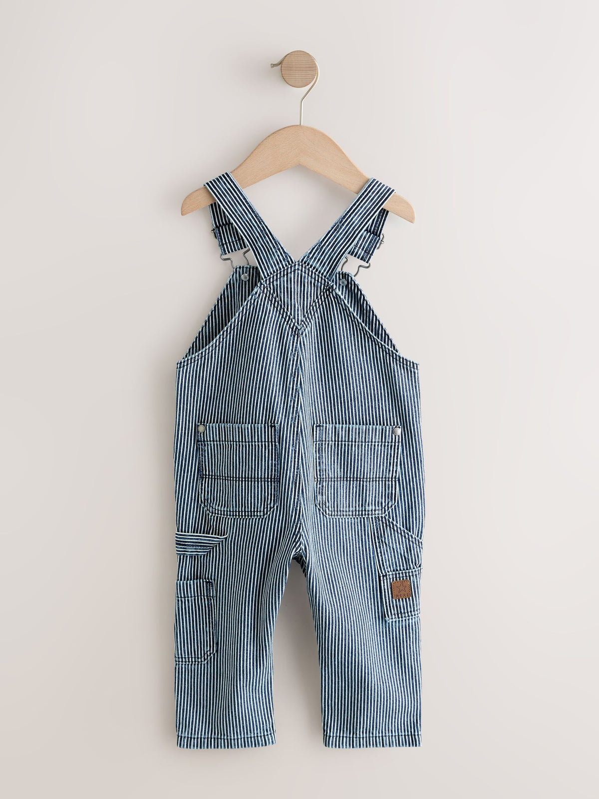 Ticking Stripe Dungarees (3mths-7yrs) image 6