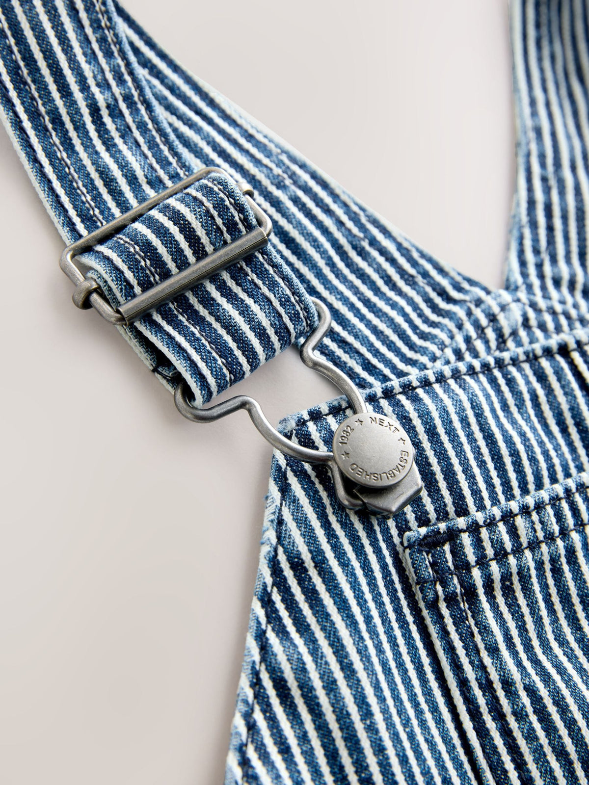Ticking Stripe Dungarees (3mths-7yrs) image 7