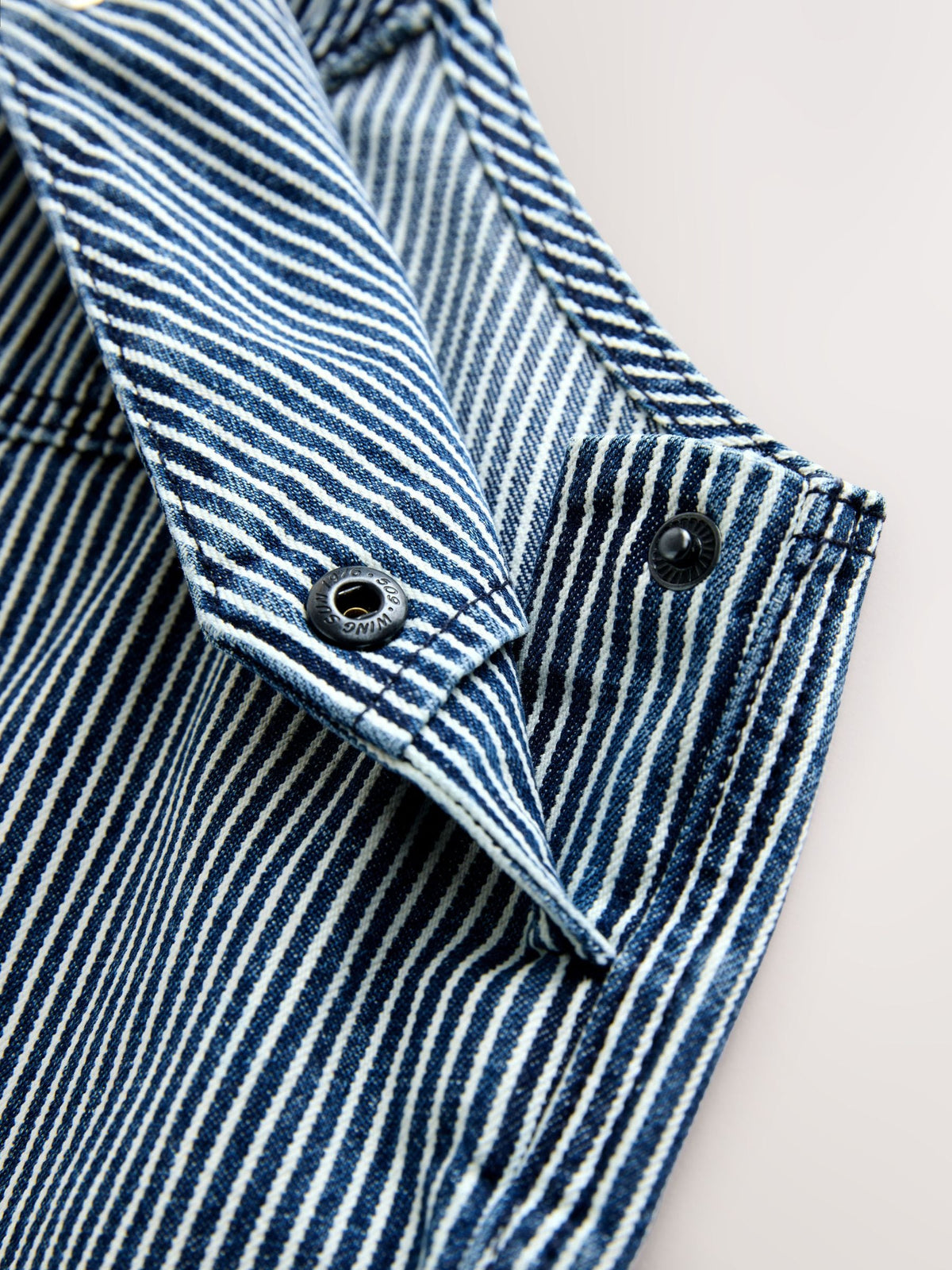 Ticking Stripe Dungarees (3mths-7yrs) image 8