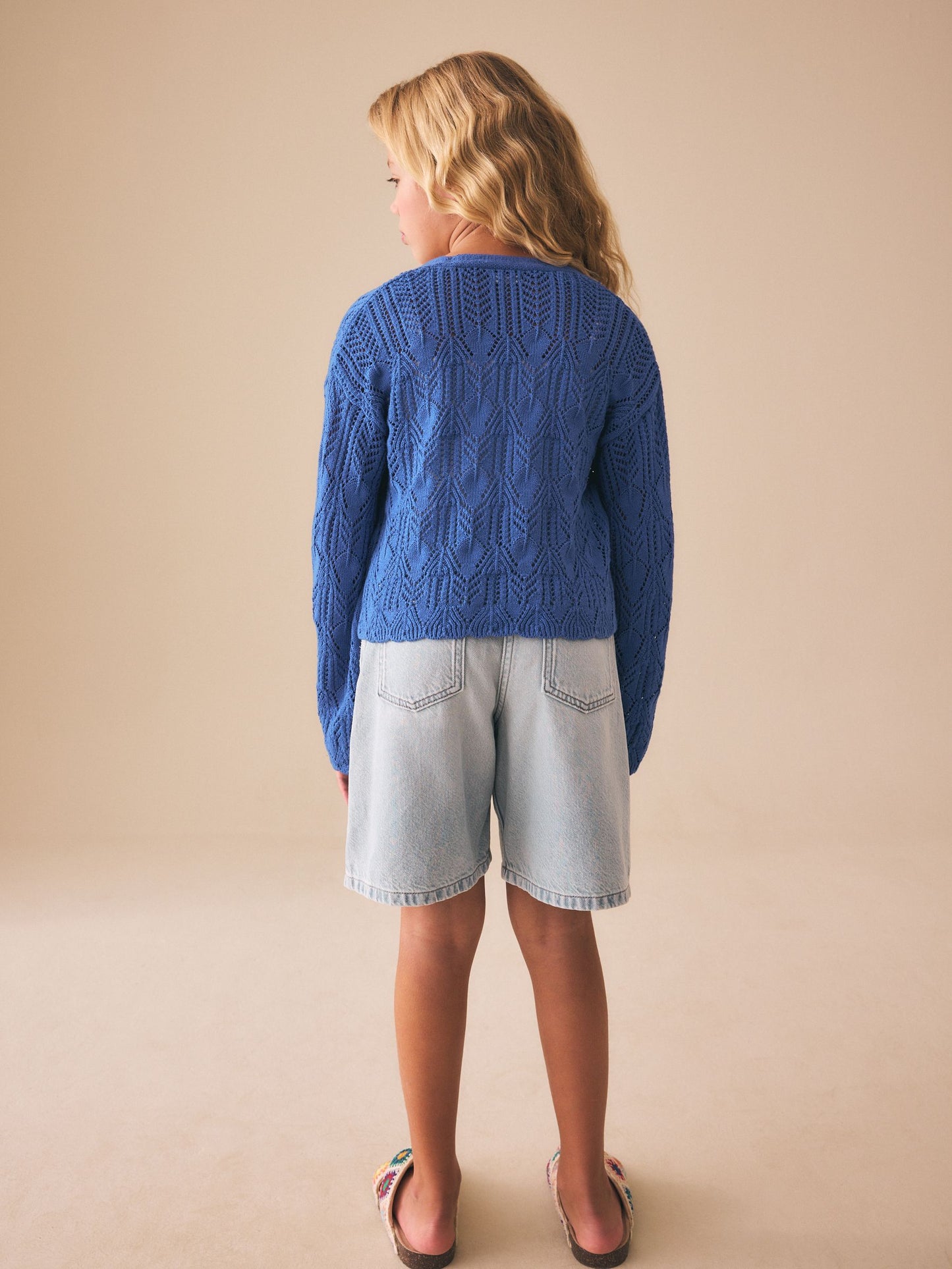 Dsiney Kidz - Cobalt Blue Knitted Cardigan (3-16yrs) image 3