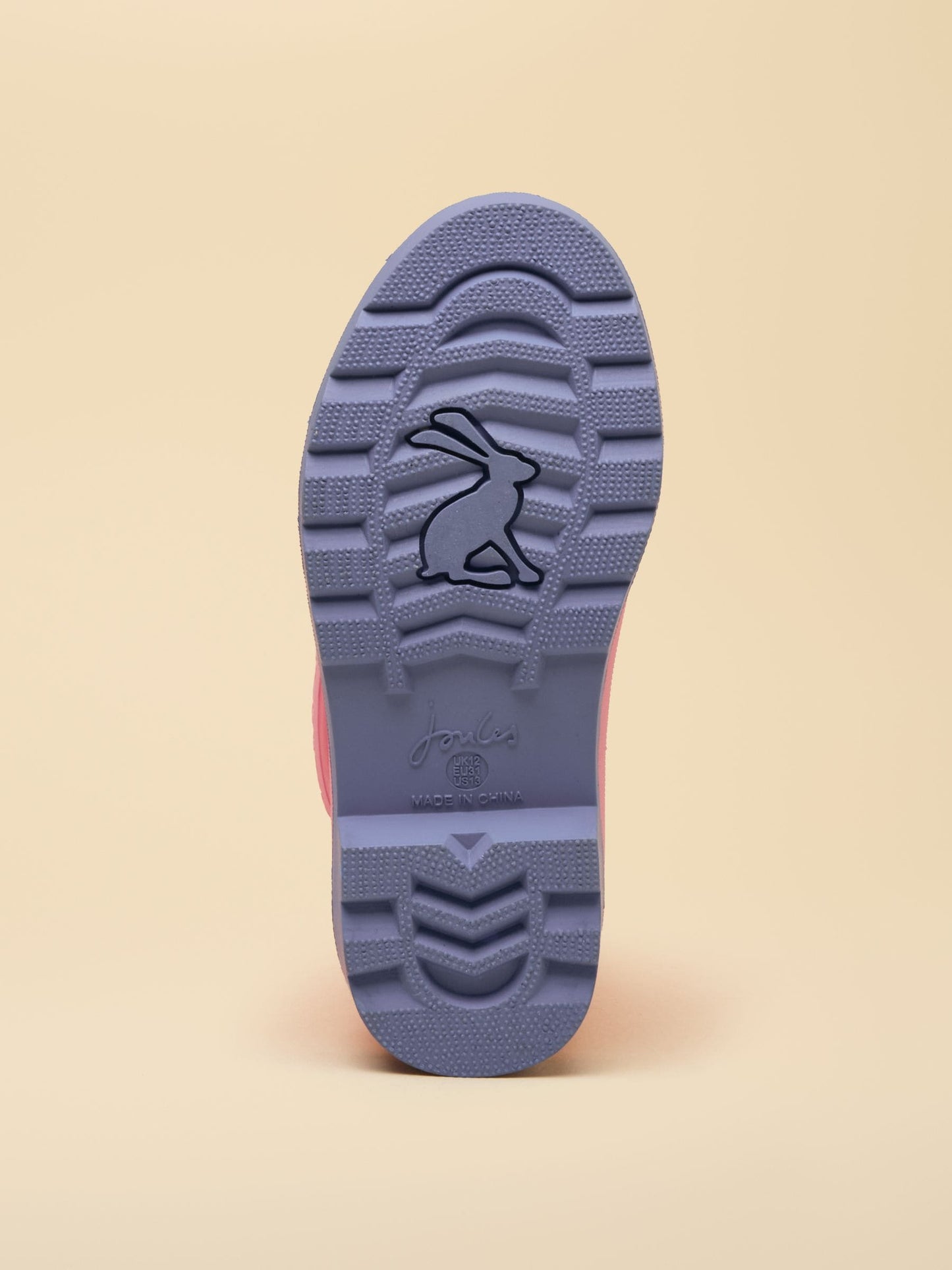 Joules Kids' Pink & Blue Colourblock Wellies image 4