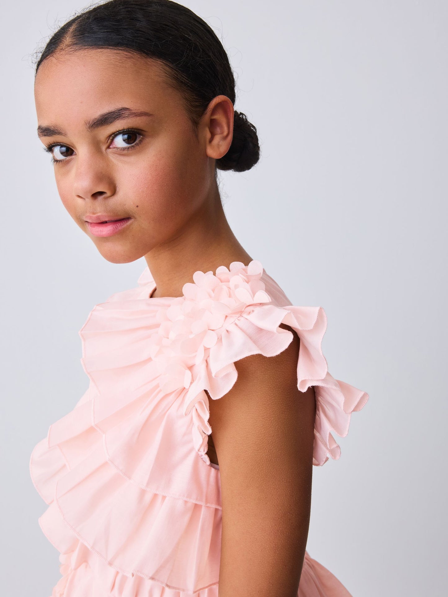 Baker by Ted Baker Pink 3D Ruffle Dress image 5