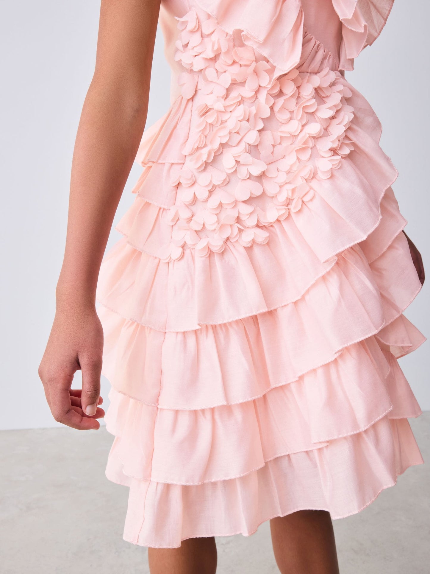 Baker by Ted Baker Pink 3D Ruffle Dress image 6