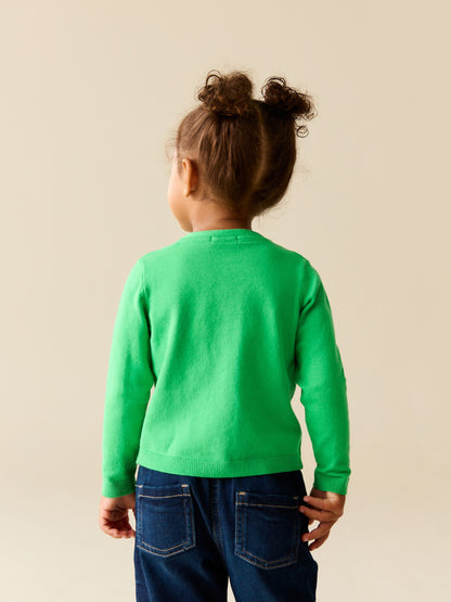 Dsiney Kidz - Bright Green Cardigan (3mths-10yrs) image 3