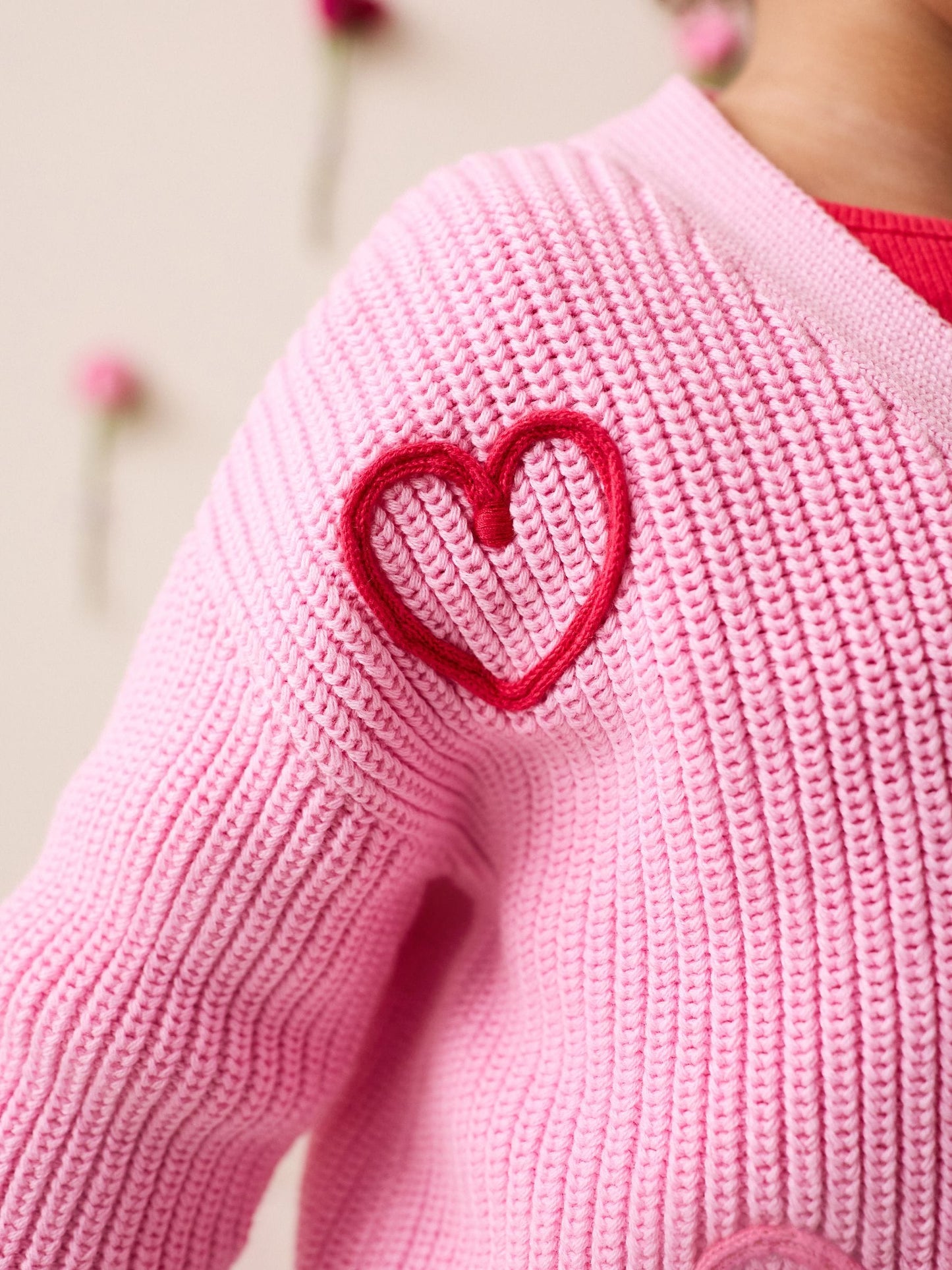 Dsiney Kidz - Pink LadyBug V-Neck Cardigan (3mths-7yrs) image 3