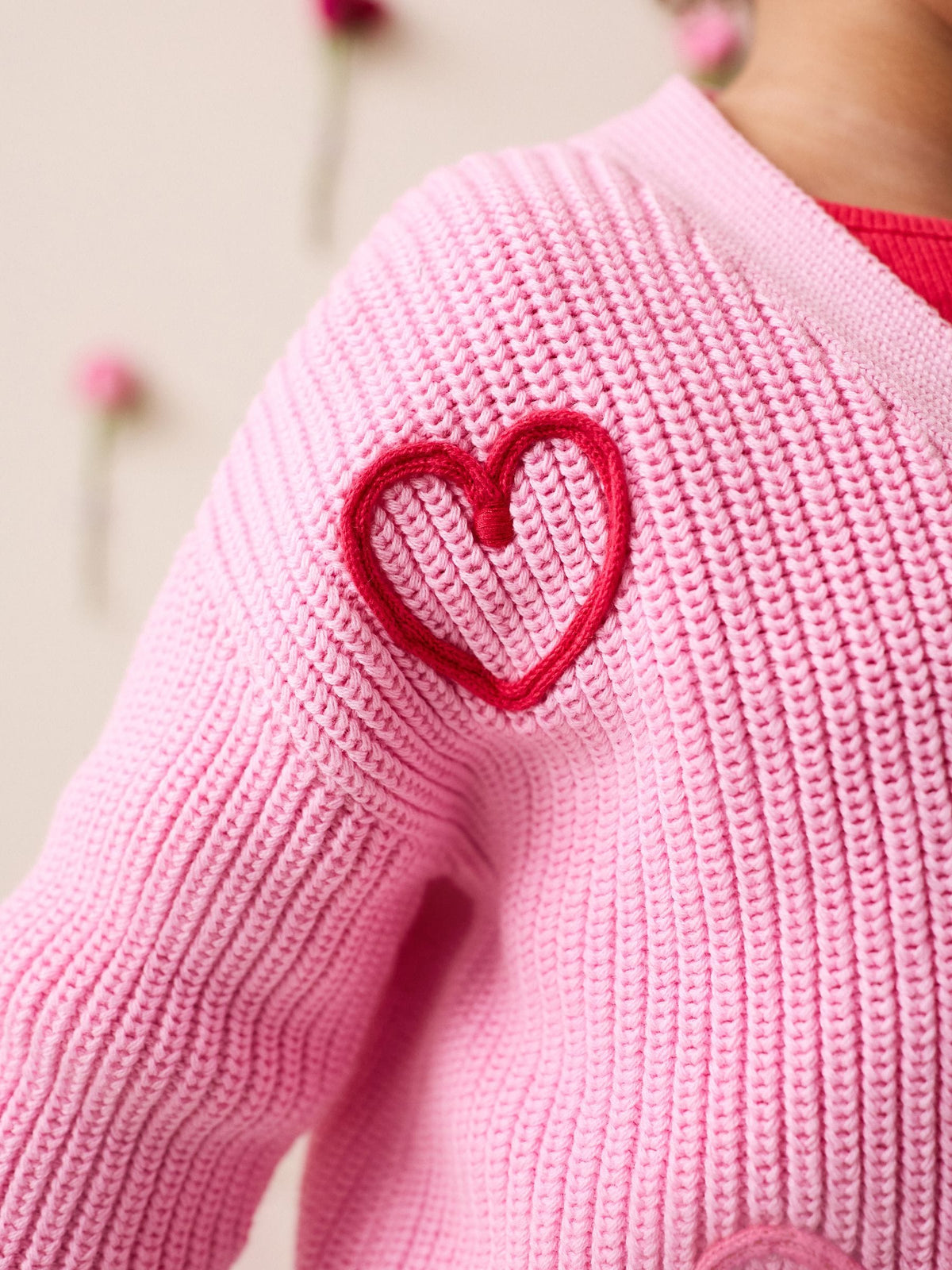 Dsiney Kidz - Pink LadyBug V-Neck Cardigan (3mths-7yrs) image 3