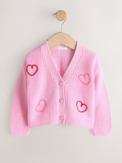 Dsiney Kidz - Pink LadyBug V-Neck Cardigan (3mths-7yrs) image 4