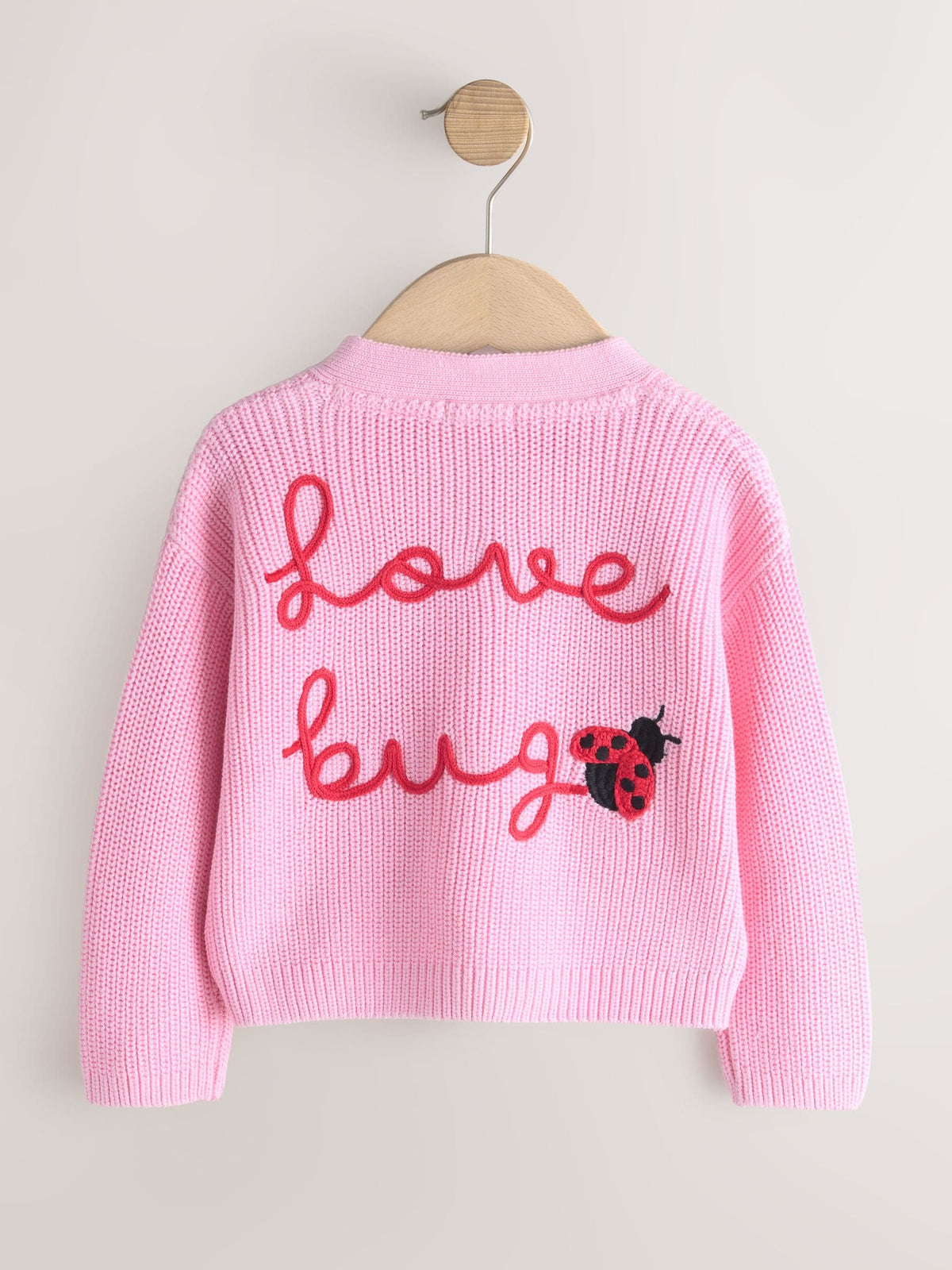 Dsiney Kidz - Pink LadyBug V-Neck Cardigan (3mths-7yrs) image 5