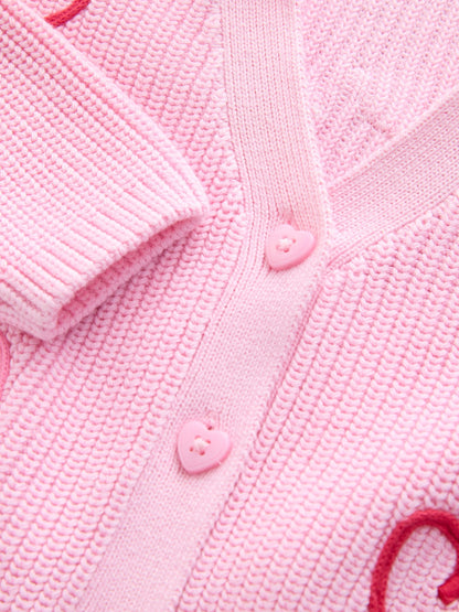 Dsiney Kidz - Pink LadyBug V-Neck Cardigan (3mths-7yrs) image 6