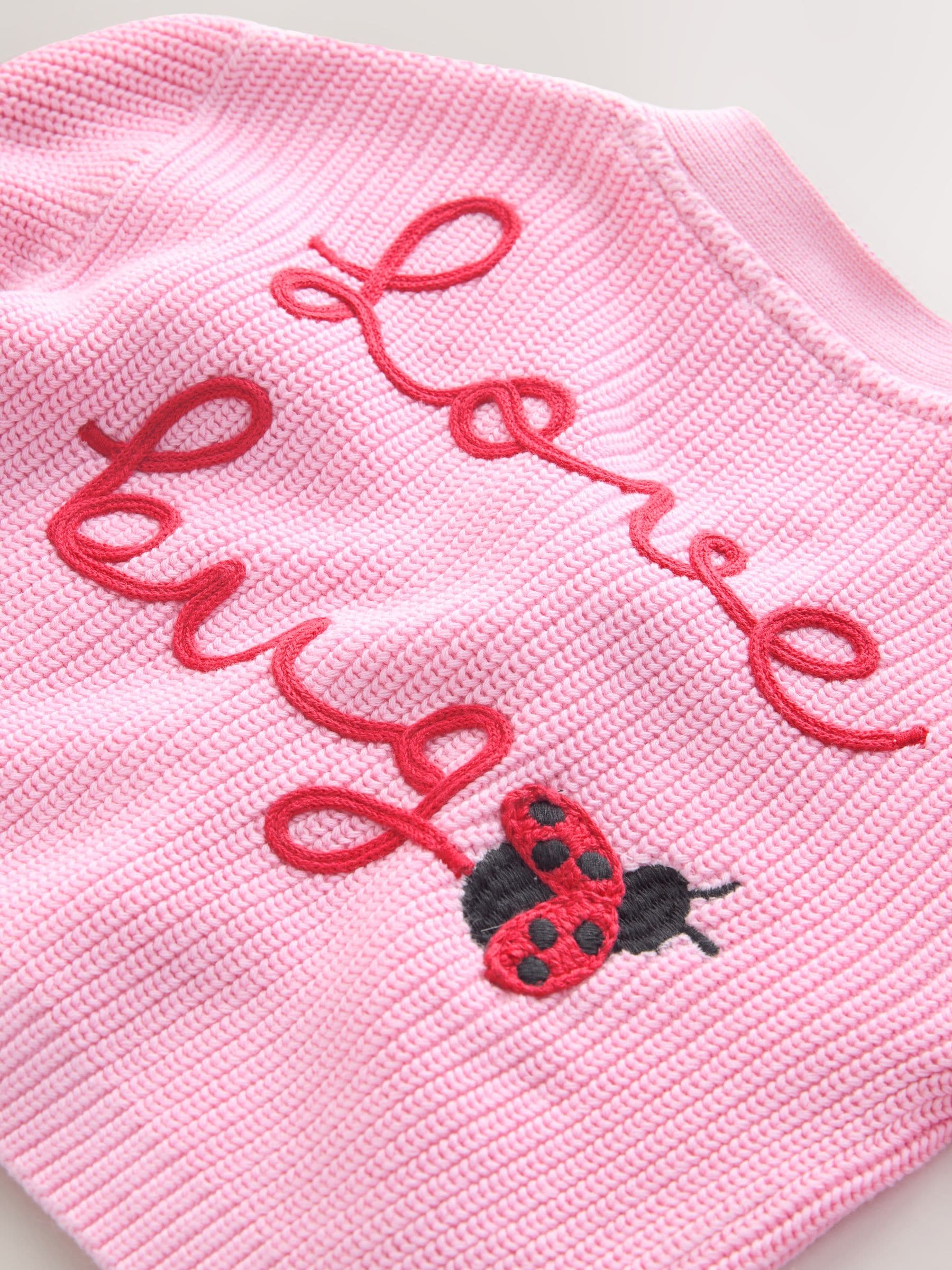 Dsiney Kidz - Pink LadyBug V-Neck Cardigan (3mths-7yrs) image 7