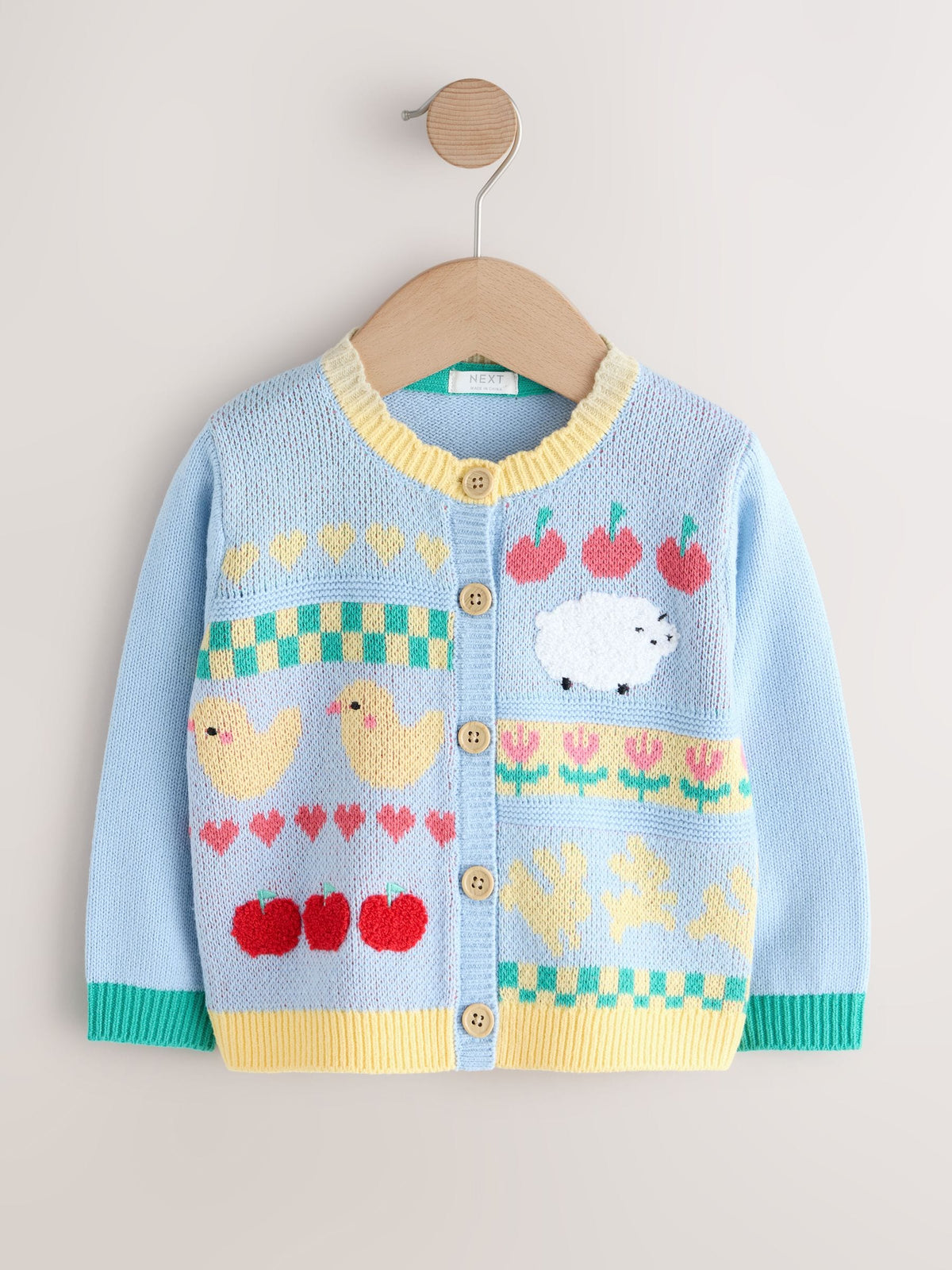 Blue Farm Animal Cardigan (3mths-7yrs) - image 5