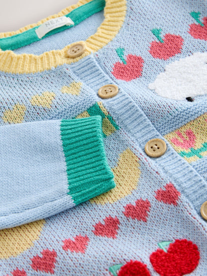 Blue Farm Animal Cardigan (3mths-7yrs) - image 7