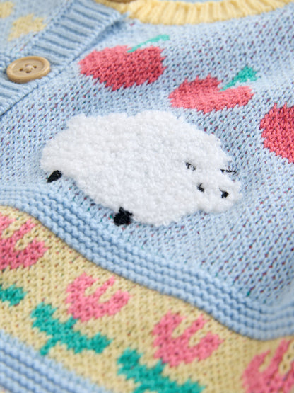 Blue Farm Animal Cardigan (3mths-7yrs) - image 8