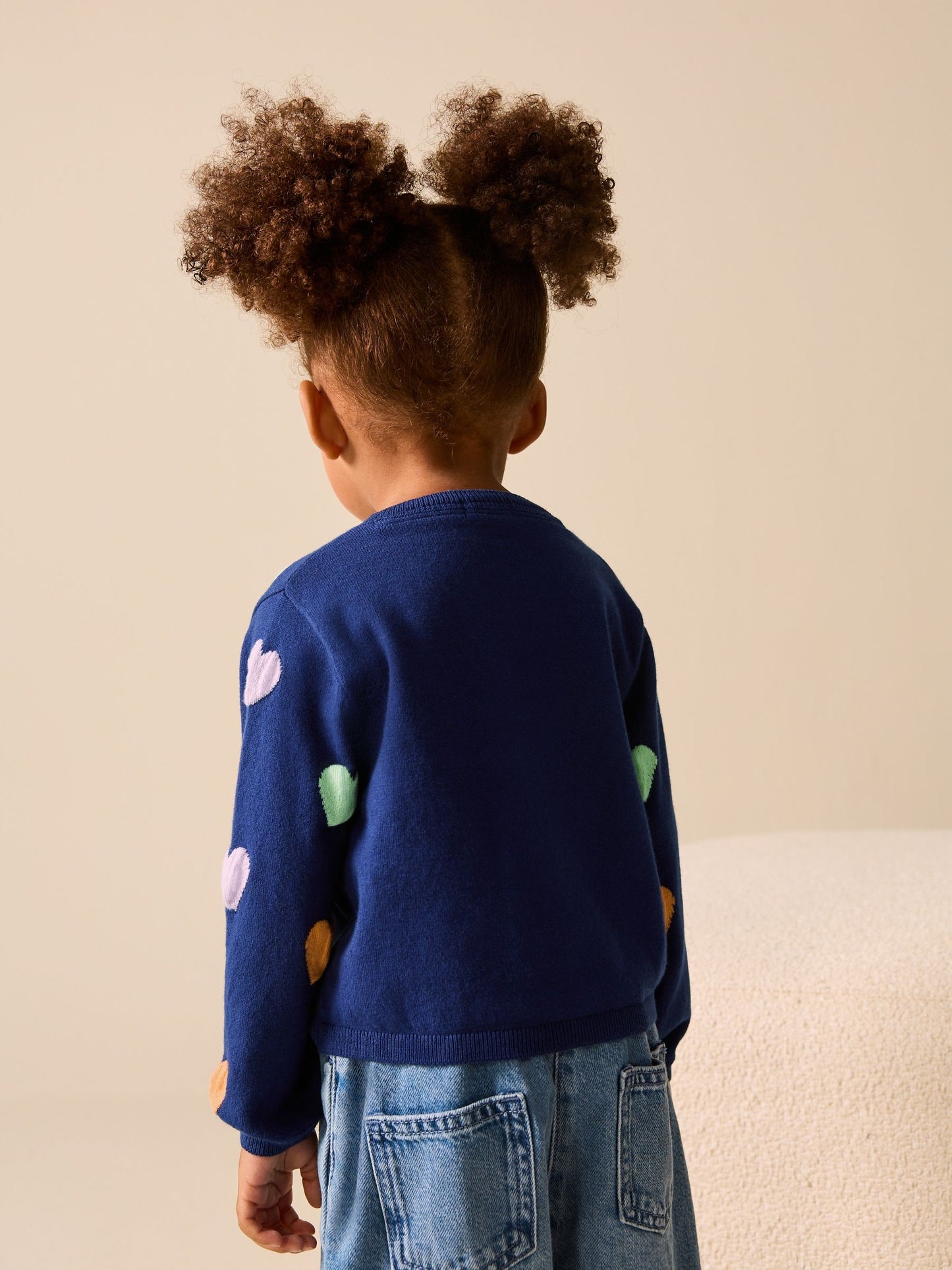 Dsiney Kidz - Navy Heart Cardigan (3mths-10yrs) image 2