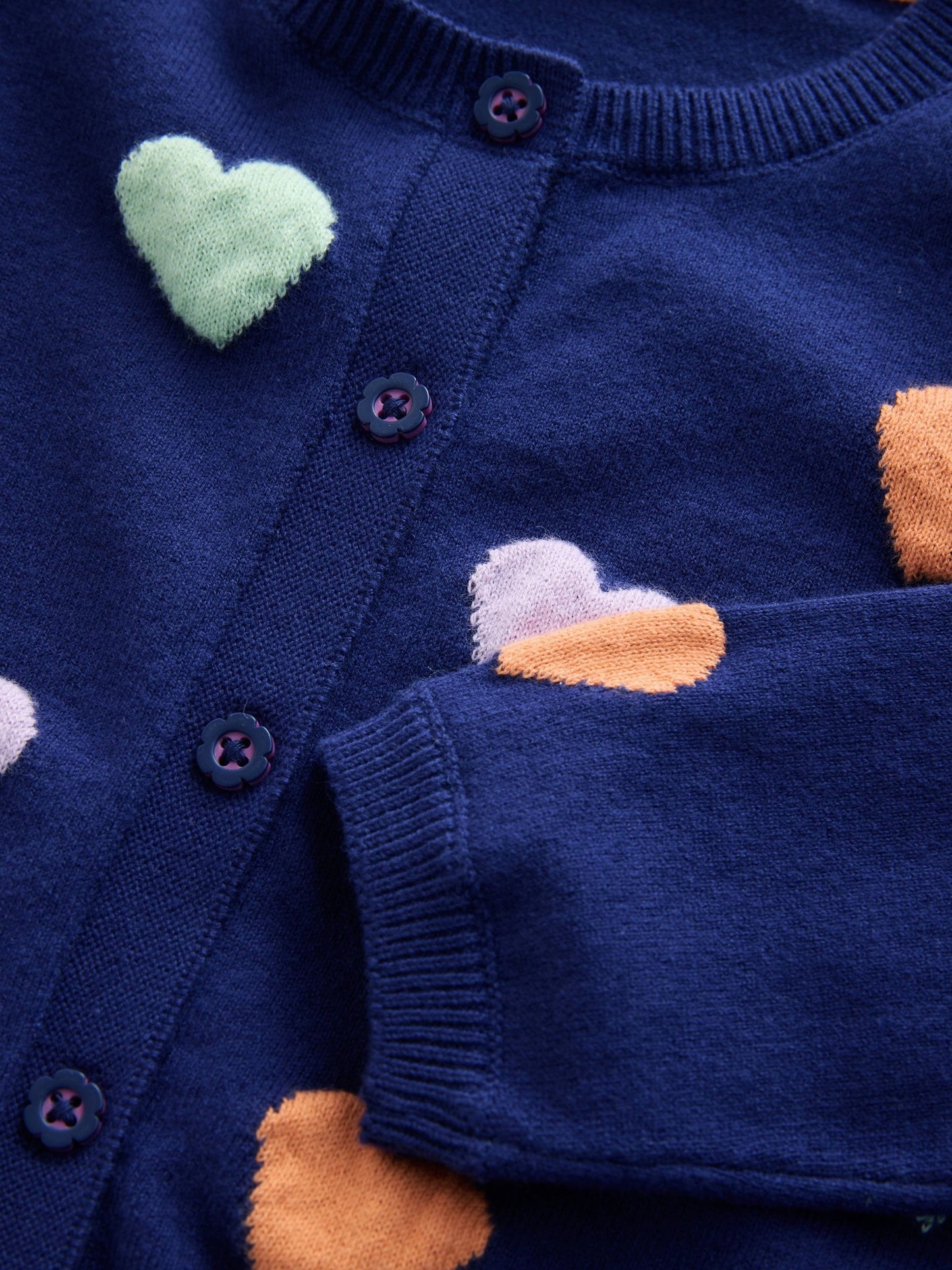 Dsiney Kidz - Navy Heart Cardigan (3mths-10yrs) image 6