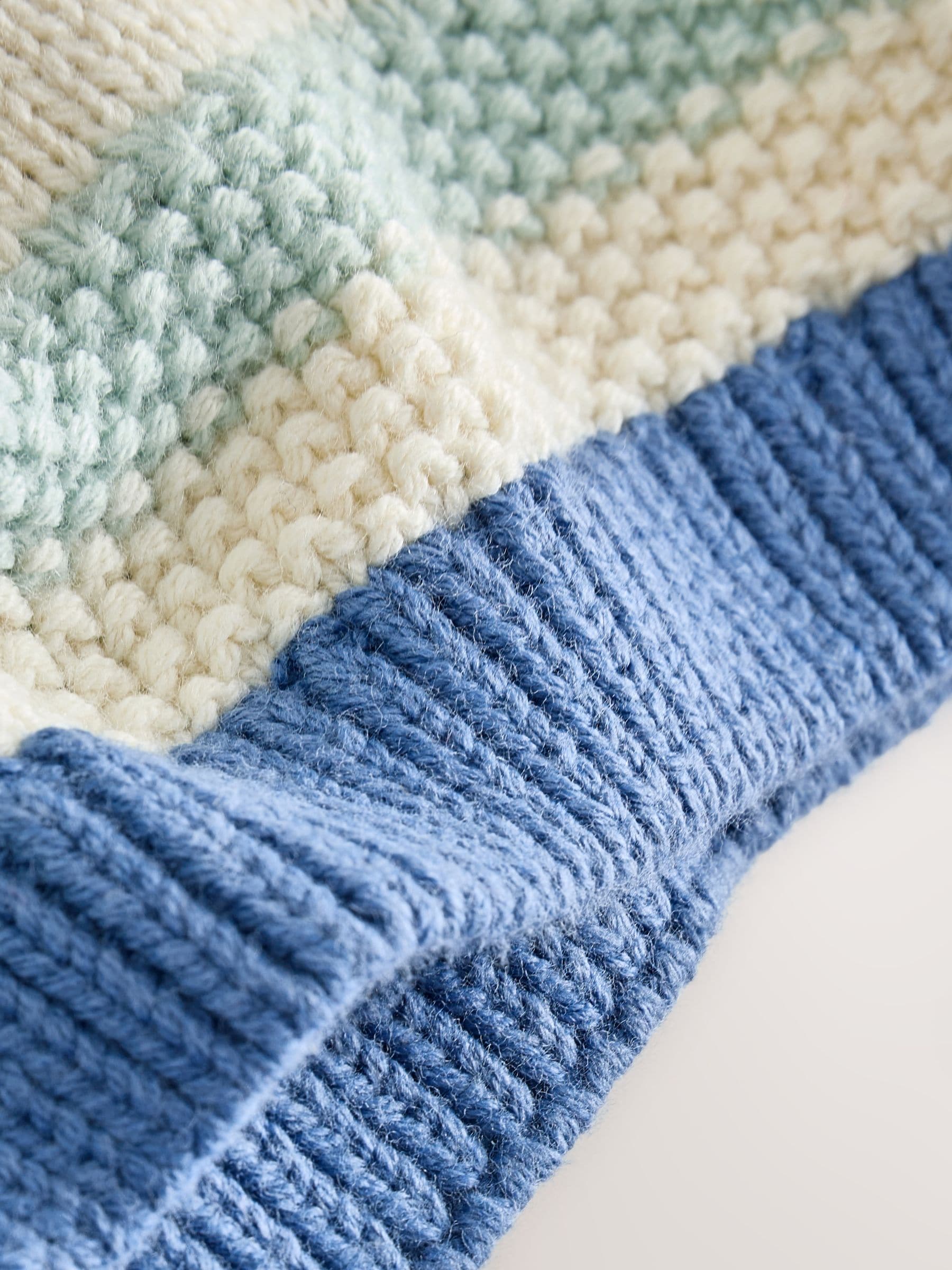 Dsiney Kidz - Light Blue Collared Fish Stripe Cardigan (3mths-7yrs) image 8