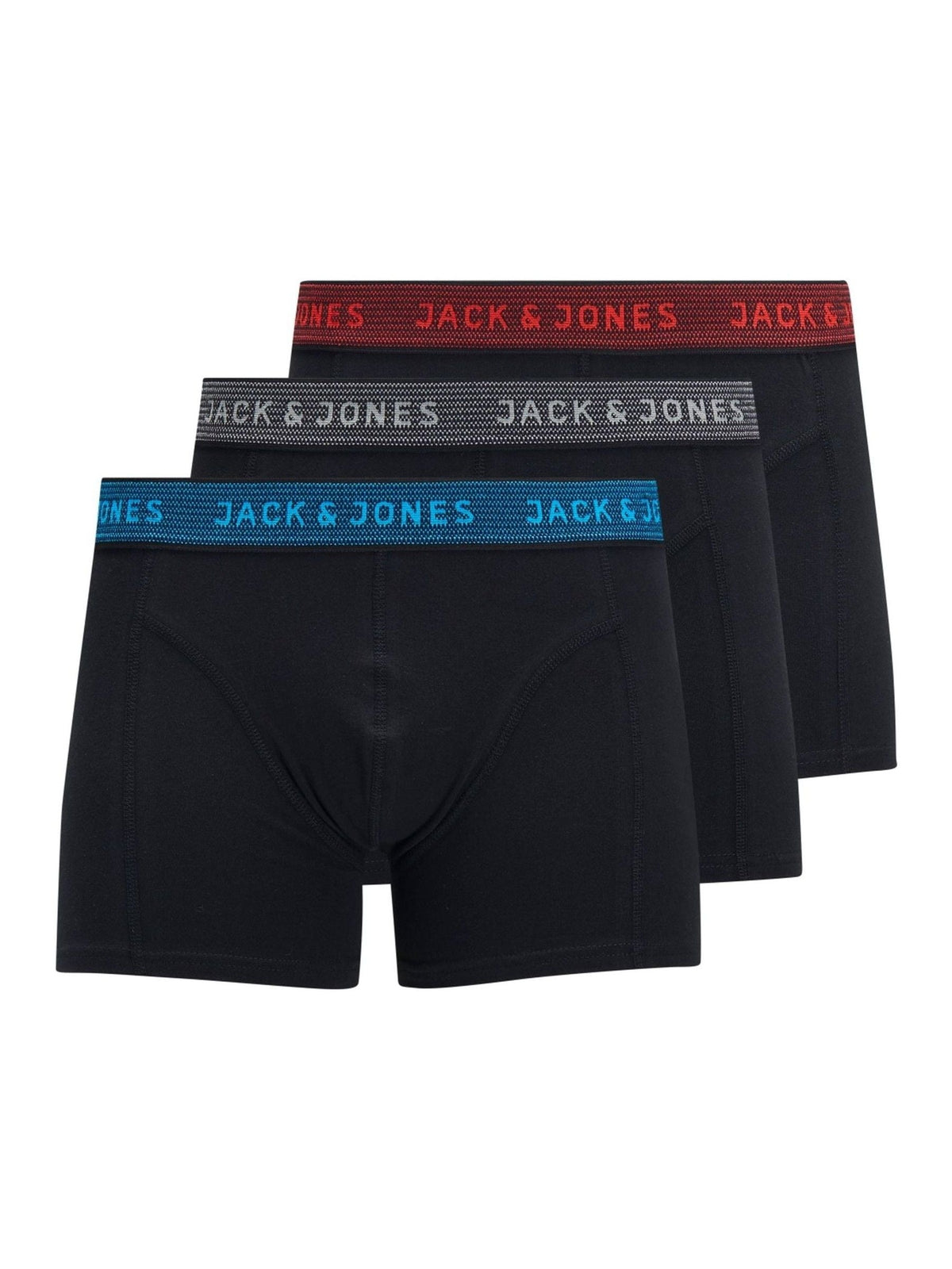 Dsiney Kidz - JACK & JONES Junior Black Multi Boxers 3 Pack image 1