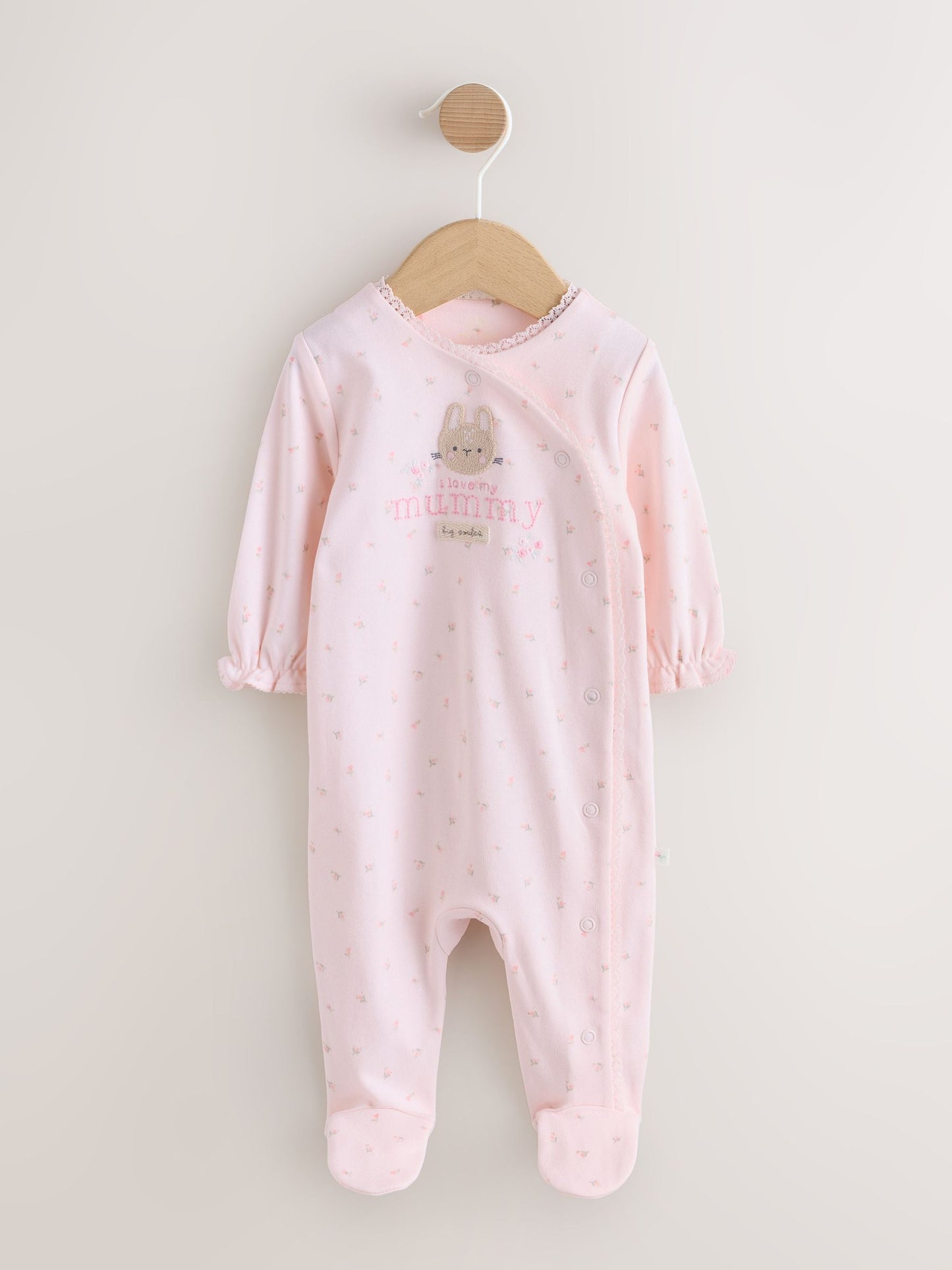 Pink Mummy Family Baby Sleepsuit (0-2yrs) image 6