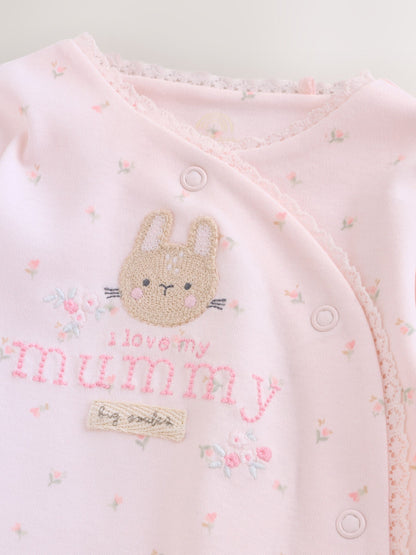 Pink Mummy Family Baby Sleepsuit (0-2yrs) image 9