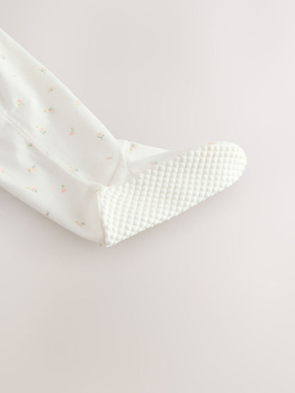 Ecru White Daddy Family Baby Sleepsuit (0-2yrs) image 8