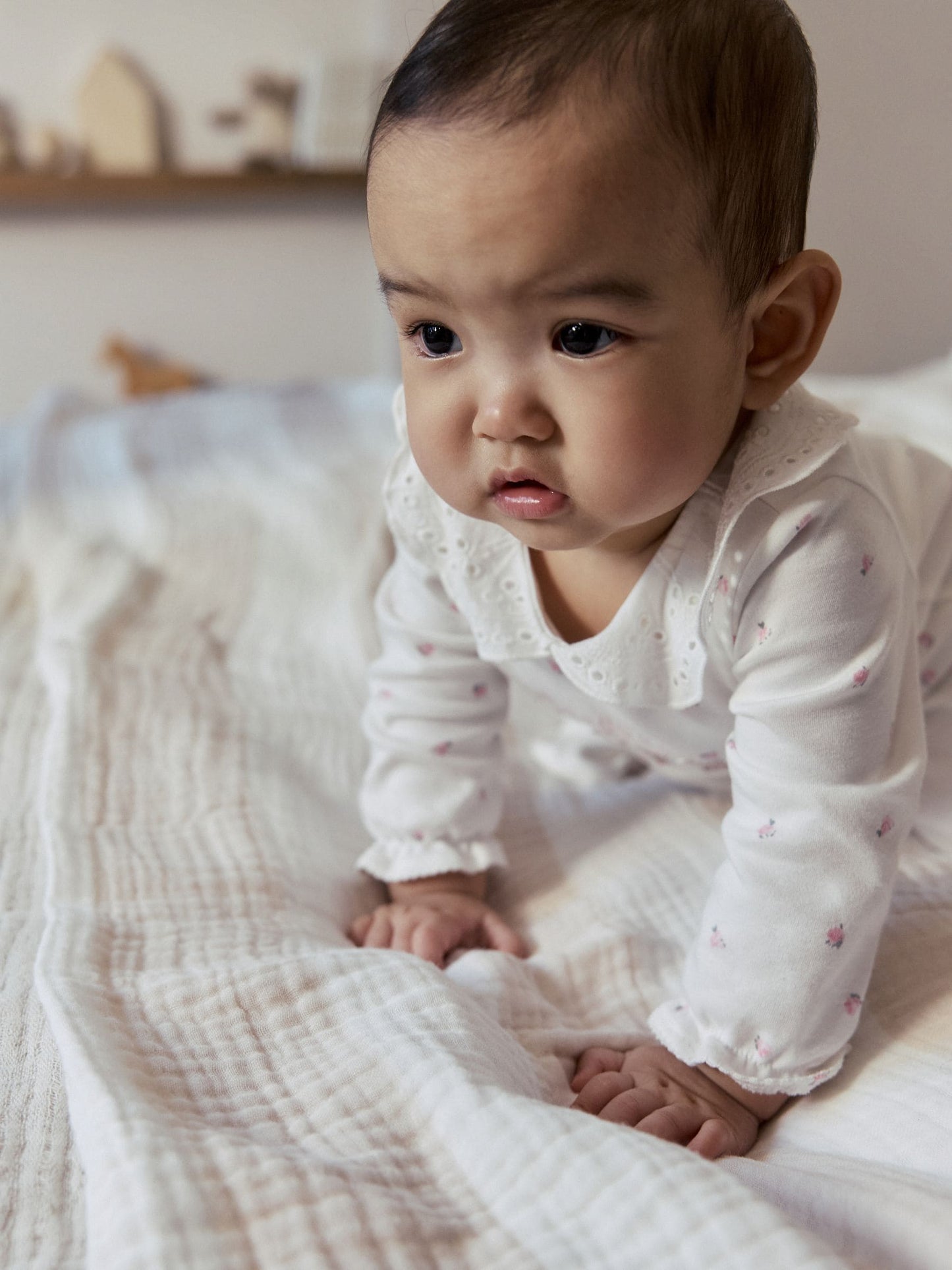White Little Sister Family Baby Sleepsuit (0-2yrs) image 3