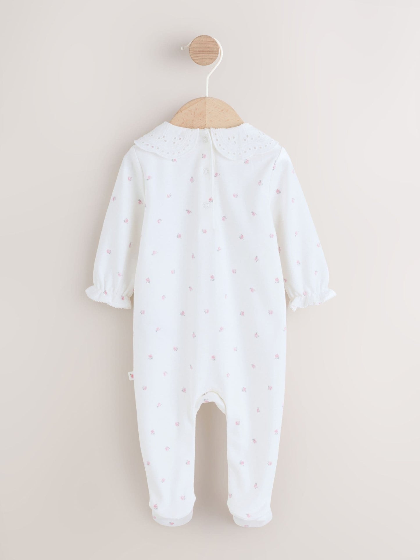 White Little Sister Family Baby Sleepsuit (0-2yrs) image 5