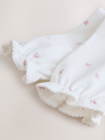 White Little Sister Family Baby Sleepsuit (0-2yrs) image 9
