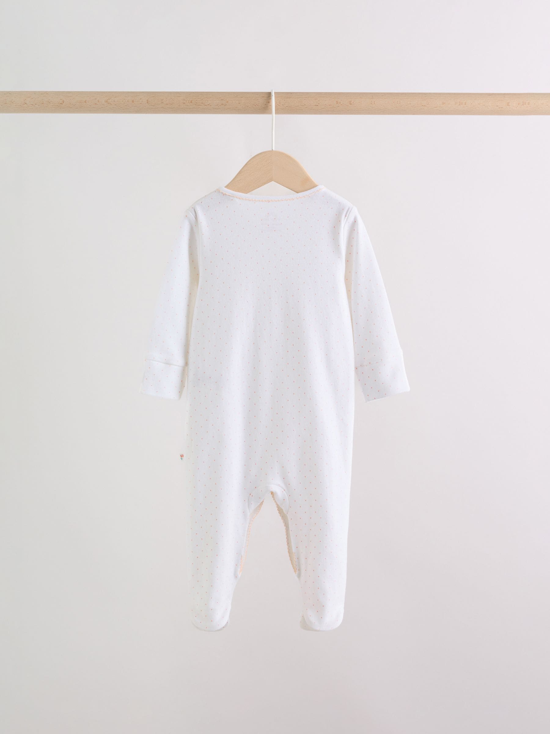 Pink Baby Bunny Sleepsuits 3 Pack (0-2yrs) image 6