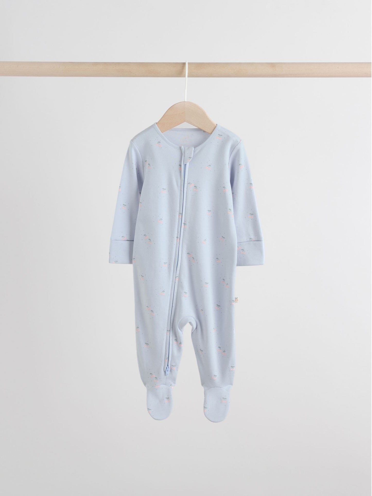 Multi Pastel Character Two Way Zip Baby Sleepsuits 5 Pack (0-2yrs) image 4