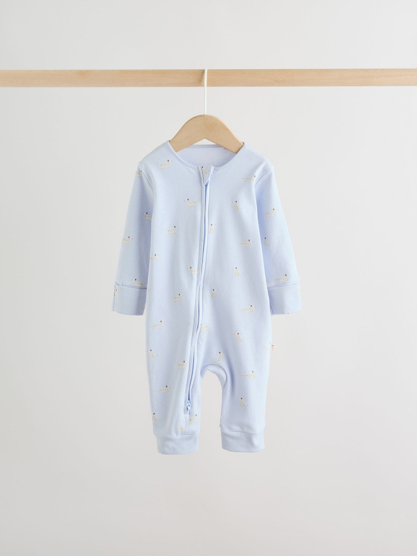 Multi Pastel Character 3 Pack Two Way Zip Baby Sleepsuit (0mths-3yrs) image 3