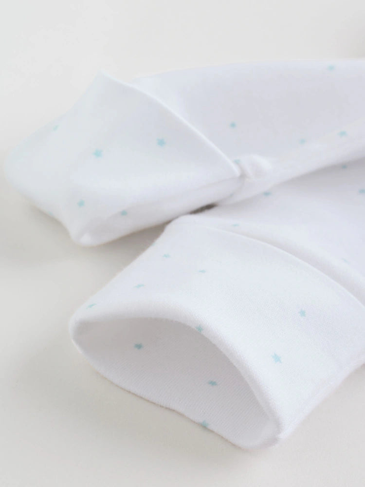 White Baby Sleepsuits 3 Pack (0-2yrs)