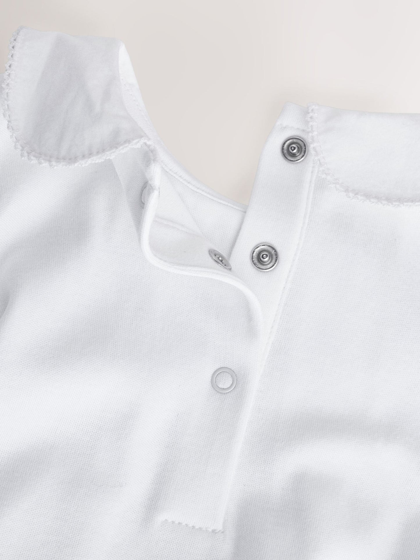 White Collar Baby Sleepsuit (0-2yrs) image 6