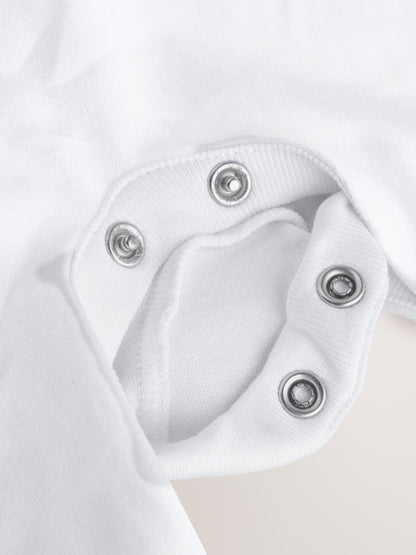 White Collar Baby Sleepsuit (0-2yrs) image 9