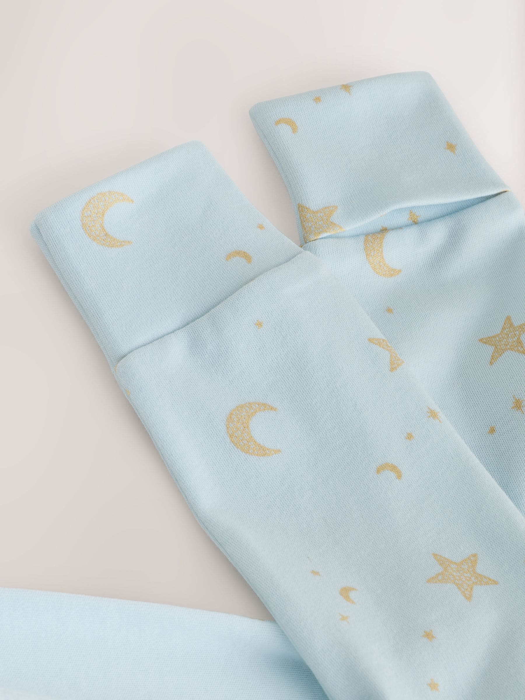 Blue EID Baby Sleepsuit (0mths-2yrs) image 6