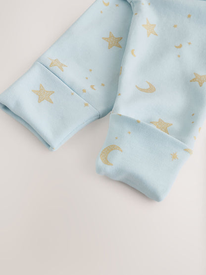 Blue EID Baby Sleepsuit (0mths-2yrs) image 7
