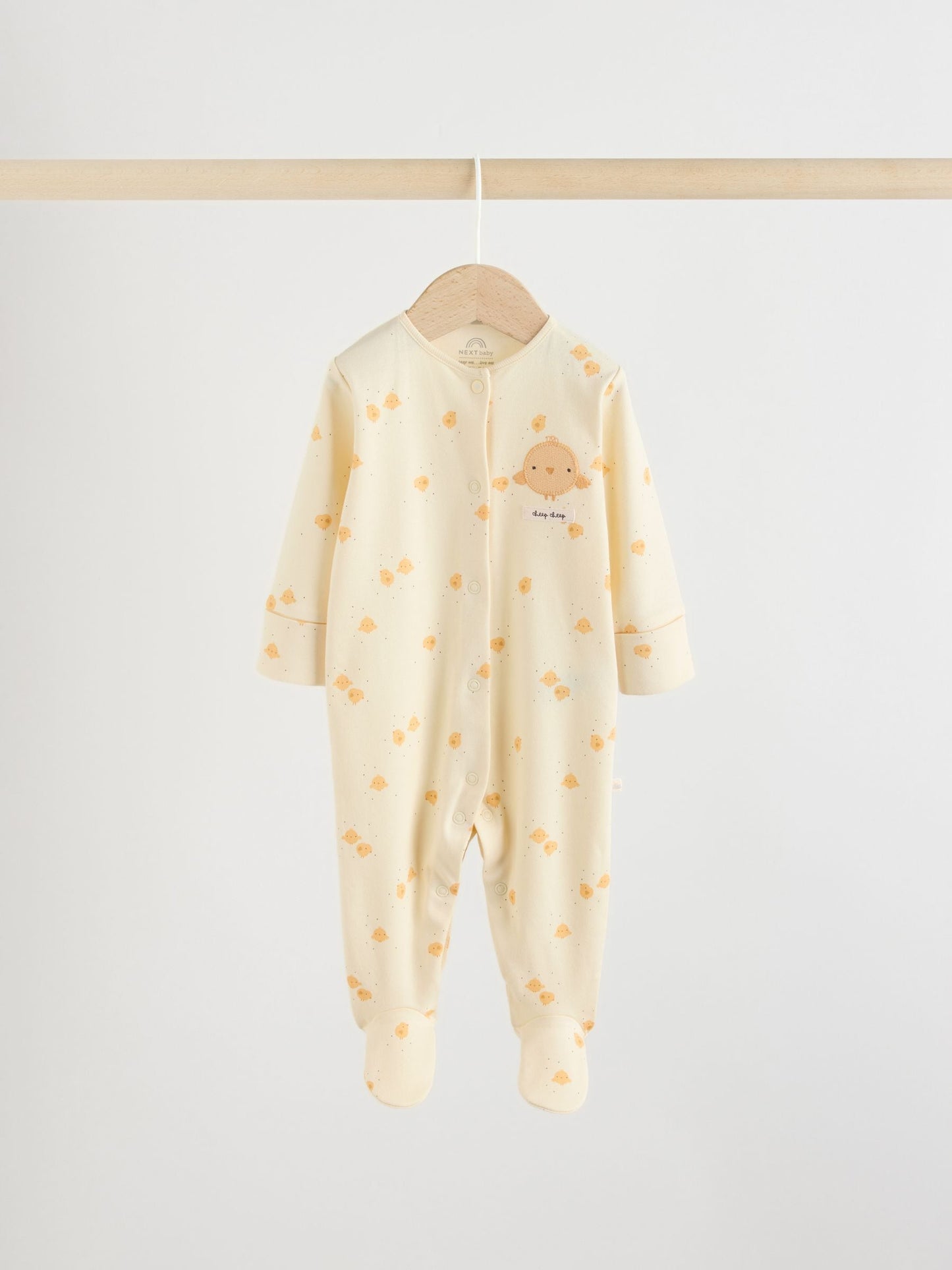 Yellow Spring Character 3 Pack Baby Sleepsuits (0mths-2yrs) image 3