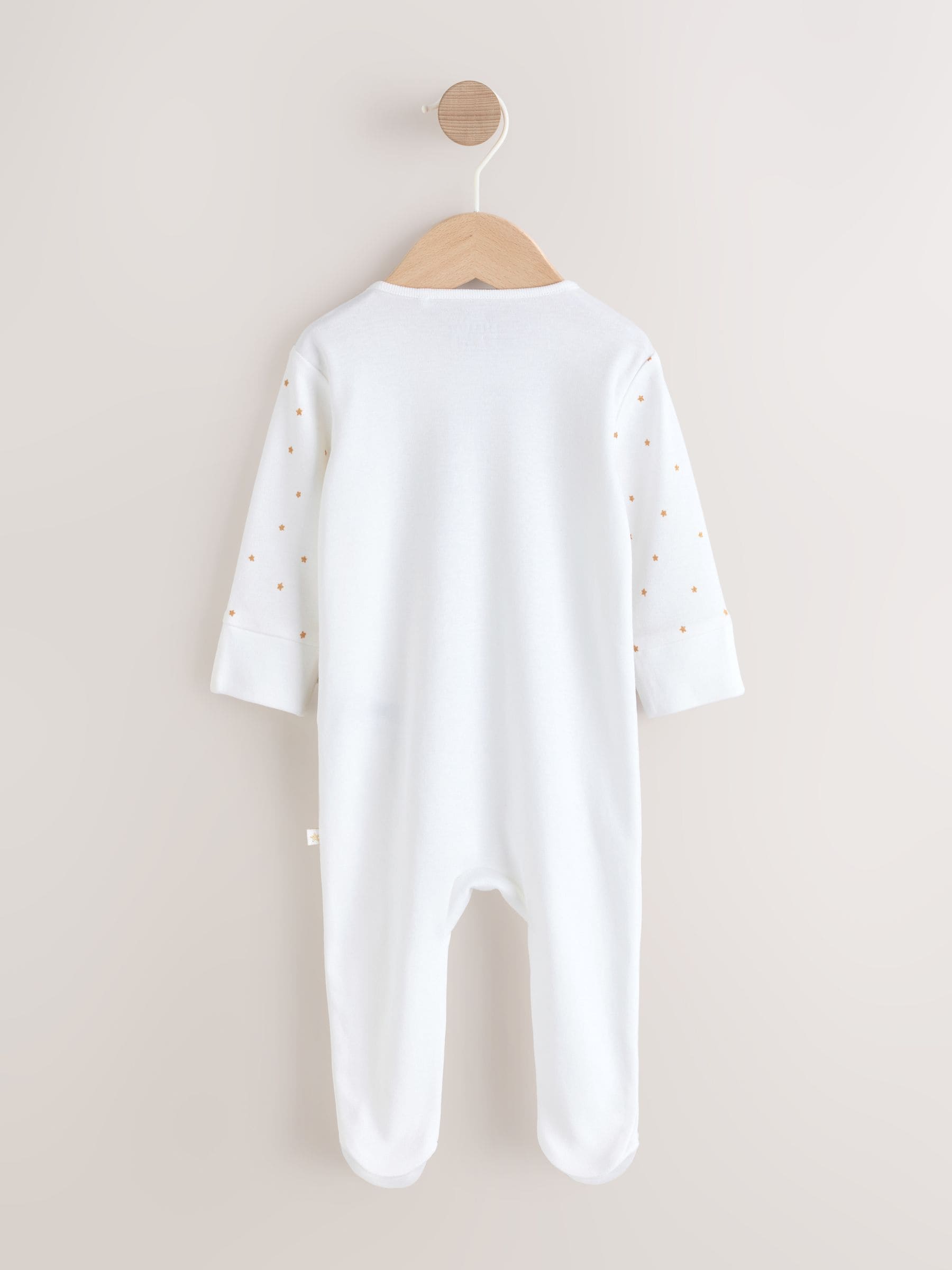 White My First EID Baby Sleepsuit (0mths-2yrs) image 3