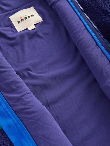 Dsiney Kidz - Boden Blue Planet Cosy Borg Jacket image 3