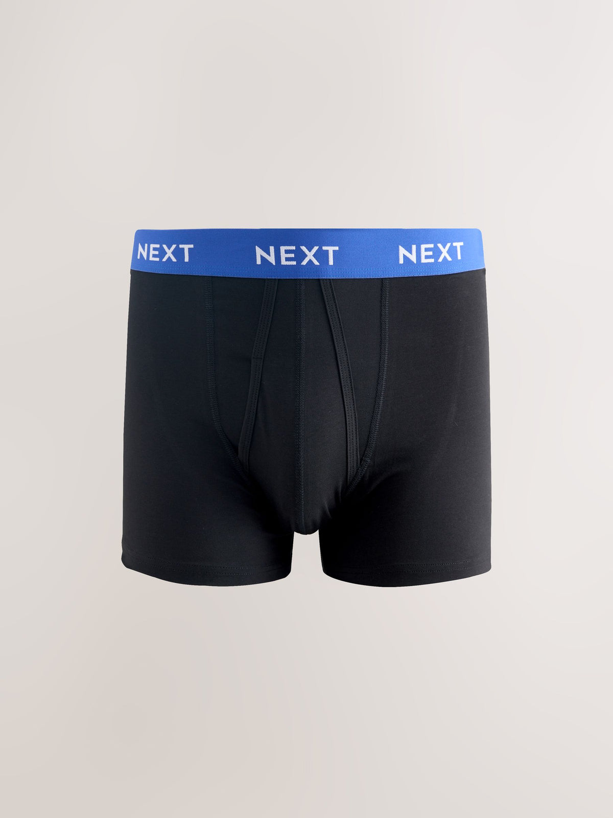 Dsiney Kidz - Blue/ Black Waistbands 5 Pack A-Front Cotton Rich Boxers image 4