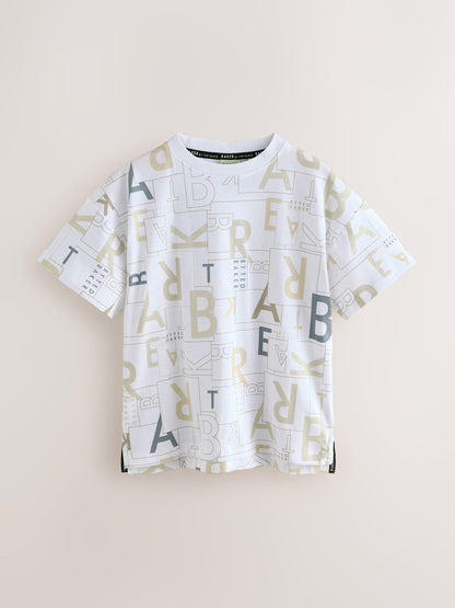 Dsiney Kidz - Baker By Ted Baker Letter Print T-Shirt image 1