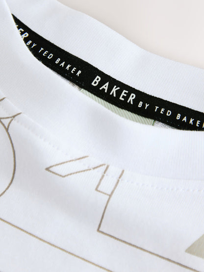 Dsiney Kidz - Baker By Ted Baker Letter Print T-Shirt image 4