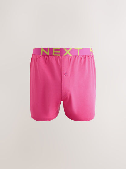 Dsiney Kidz - Pink/Red/Green 5 Pack Loose Cotton Rich Boxers image 5